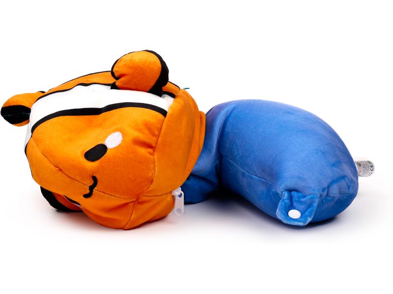 Sombo Reisekissen Plüsch 2 in 1 Clownfisch Plüsch Memory Foam Reisekissen