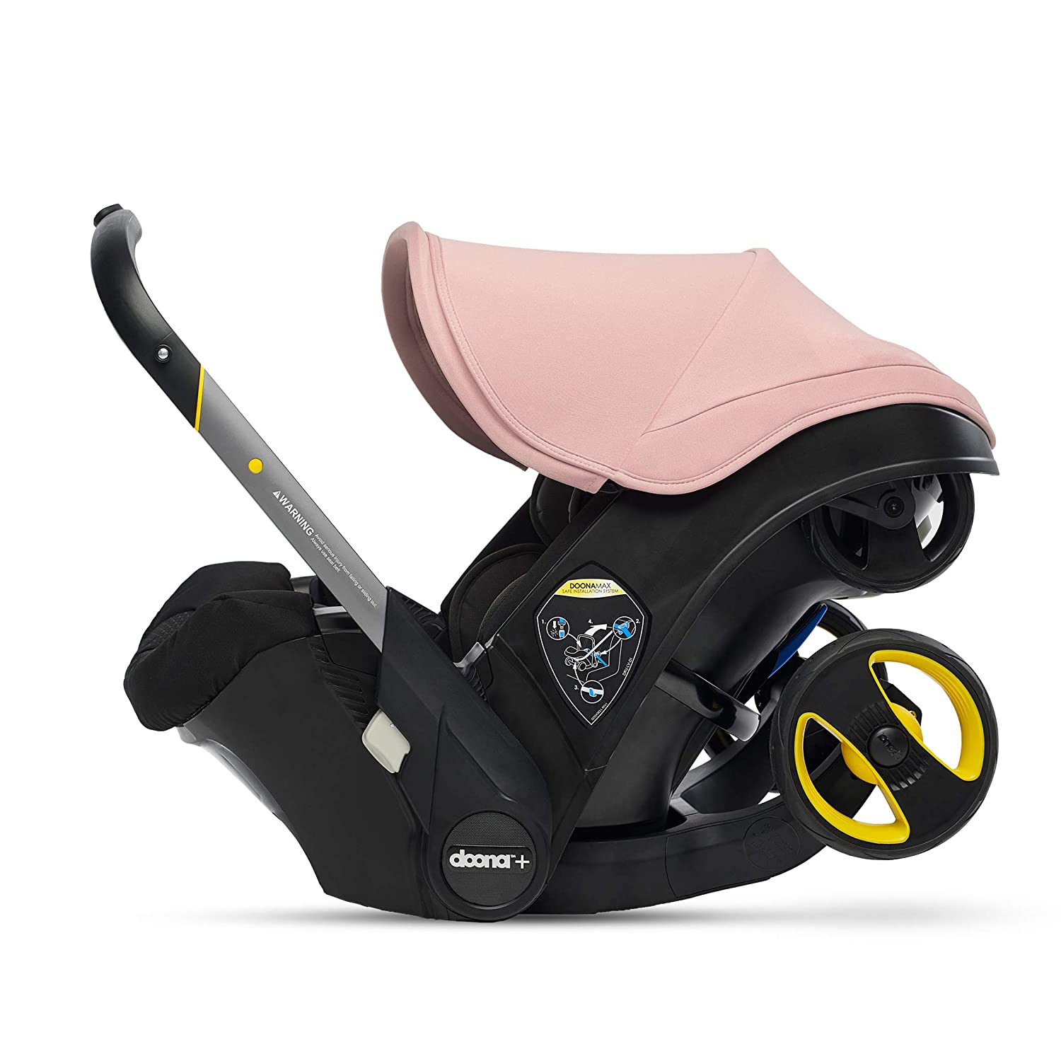 Doona Infant Car Seat & Latch Base Car Seat to Stroller Blush Pink US Version