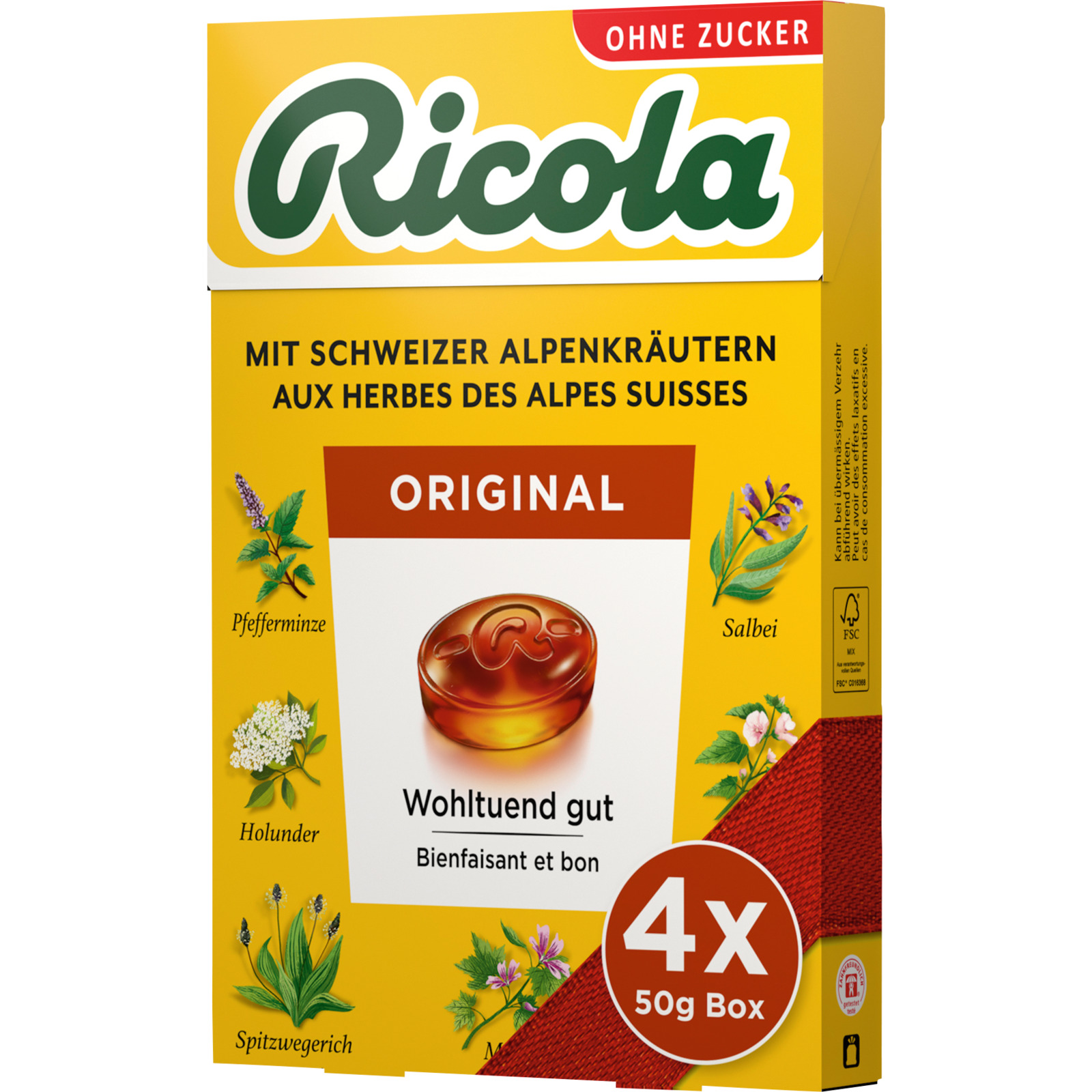 Ricola Original Multi-Box 4x50g