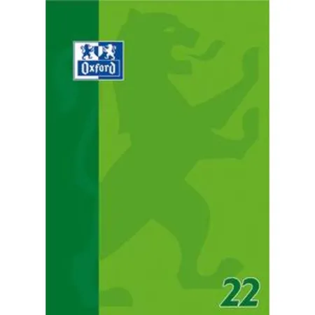 Oxford Schulblock,90 g/qm, A4, 5mm kariert, 50 Bl., sortiert, Optik Paper®, 1 Stück, 4-fach sortiert