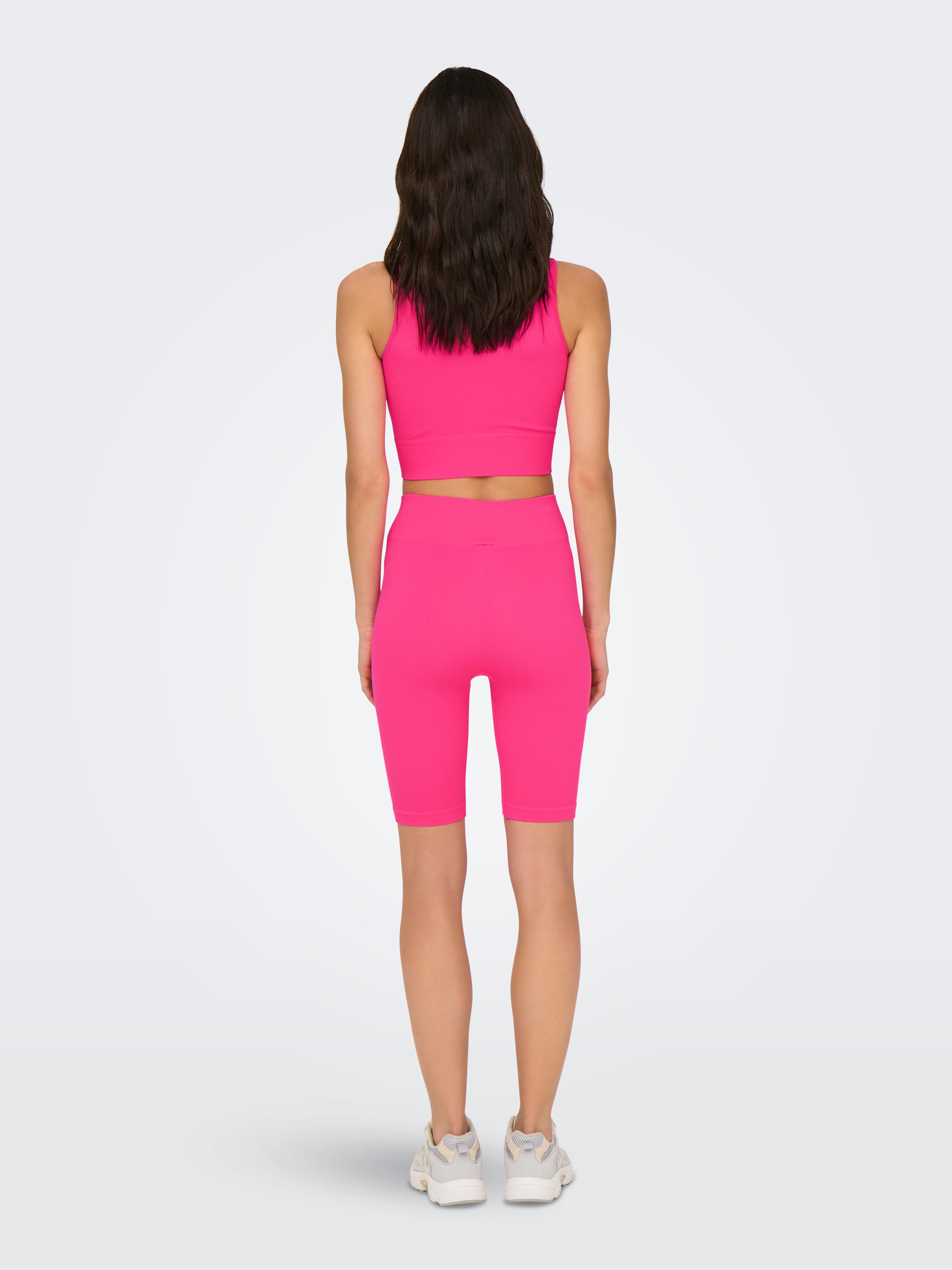 ONPJAIA Hohe Taille Slim Fit Shorts Pink Glo