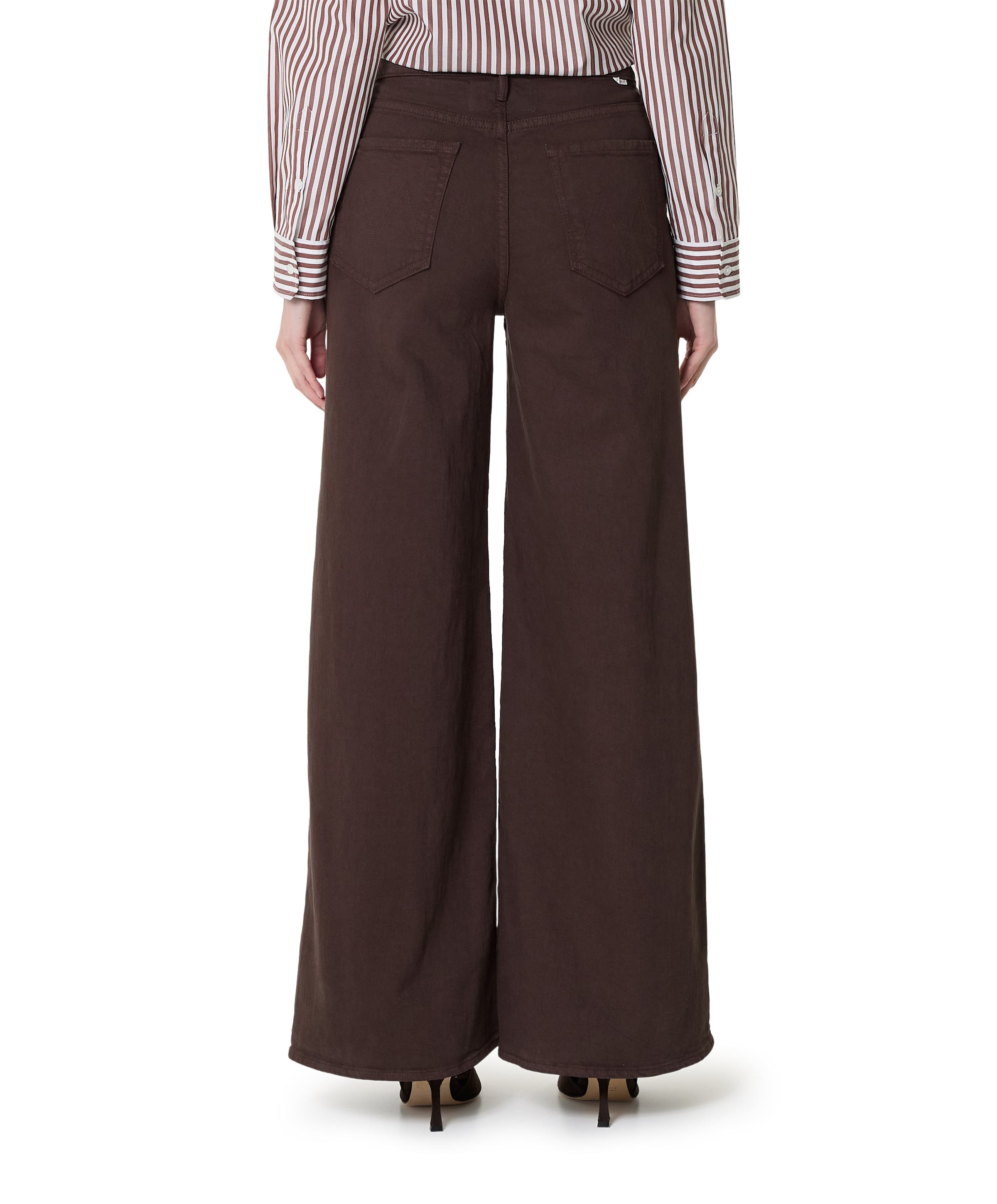 MOTHER The Undercover Sneak dames jeans bruin