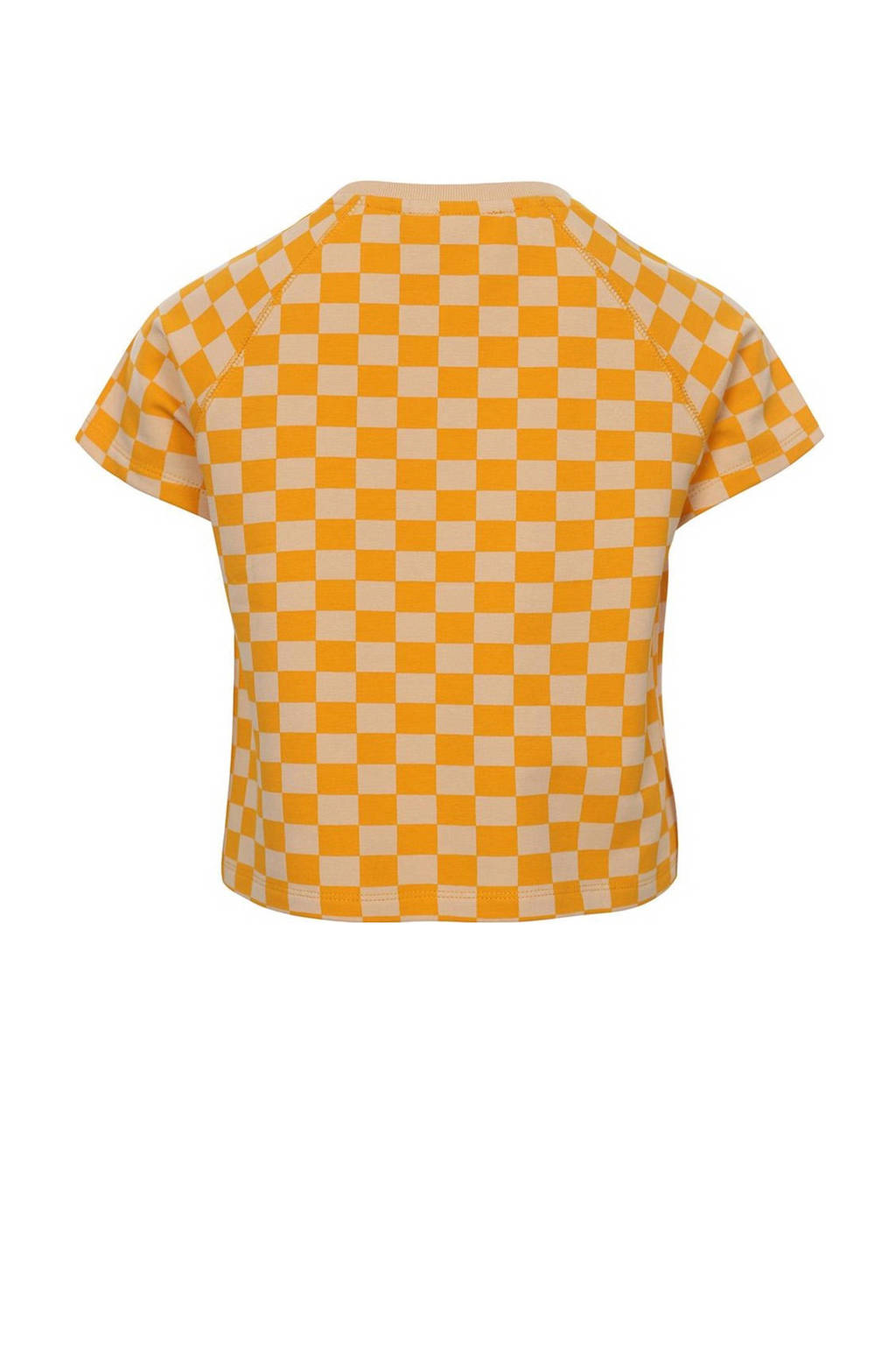 LOOXS geruitetop geel/oranje