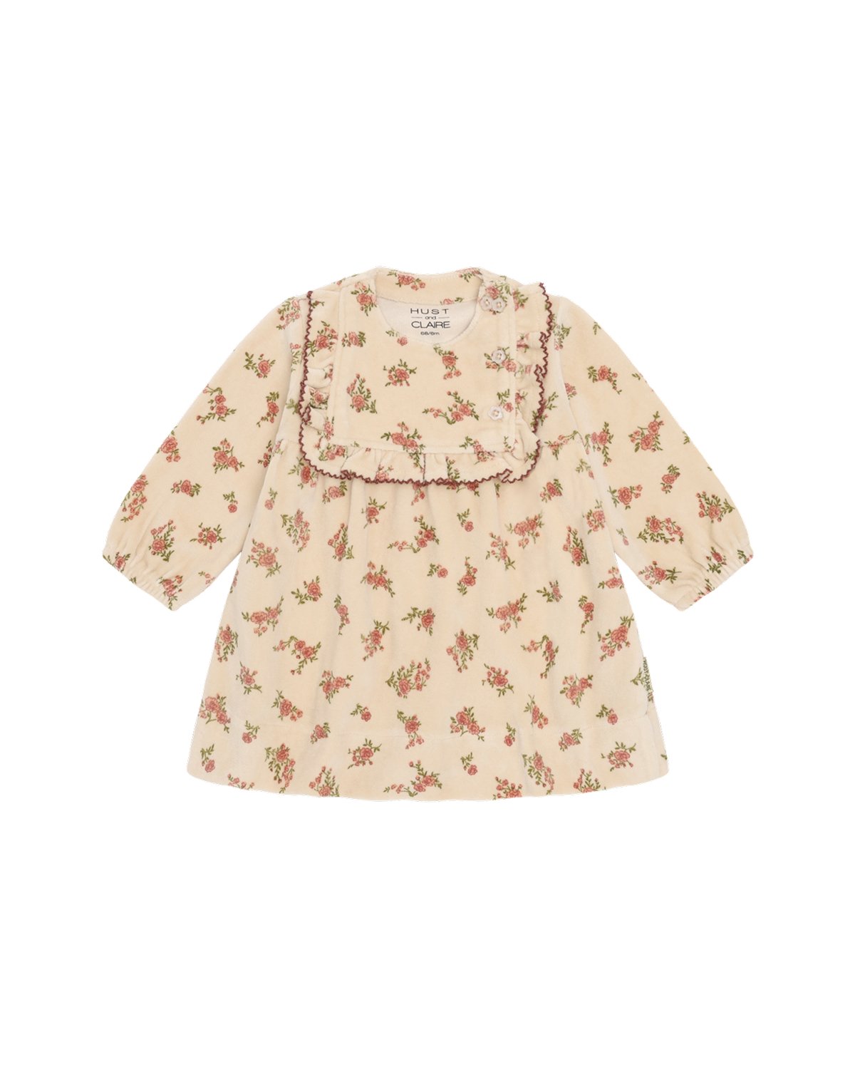 Kjole Baby – Terrystoff i Bomull | Kis winter roses
