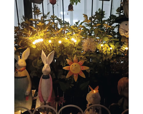 Lumineo Solar warm witte staaflamp