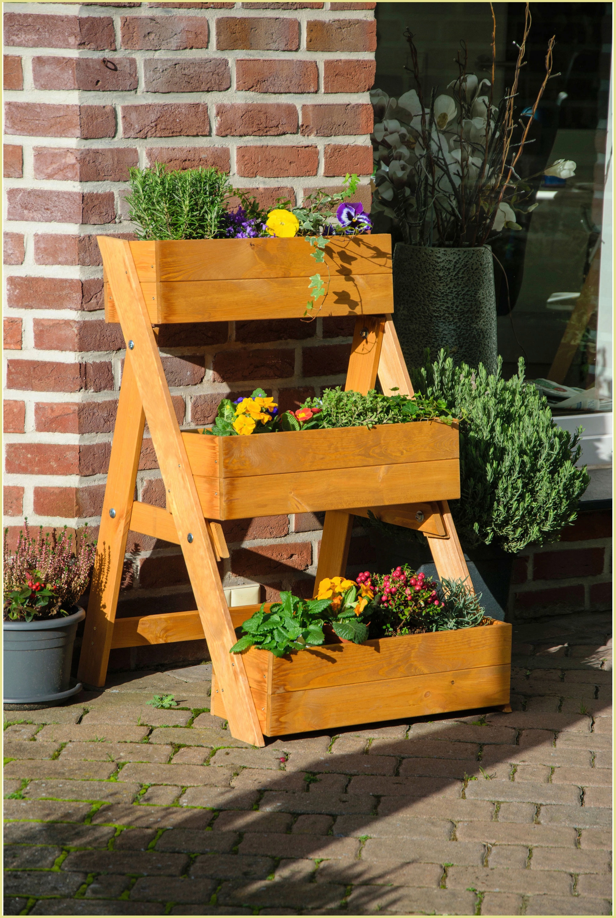 dobar Pflanzentreppe BxTxH: 60x70x90 cm