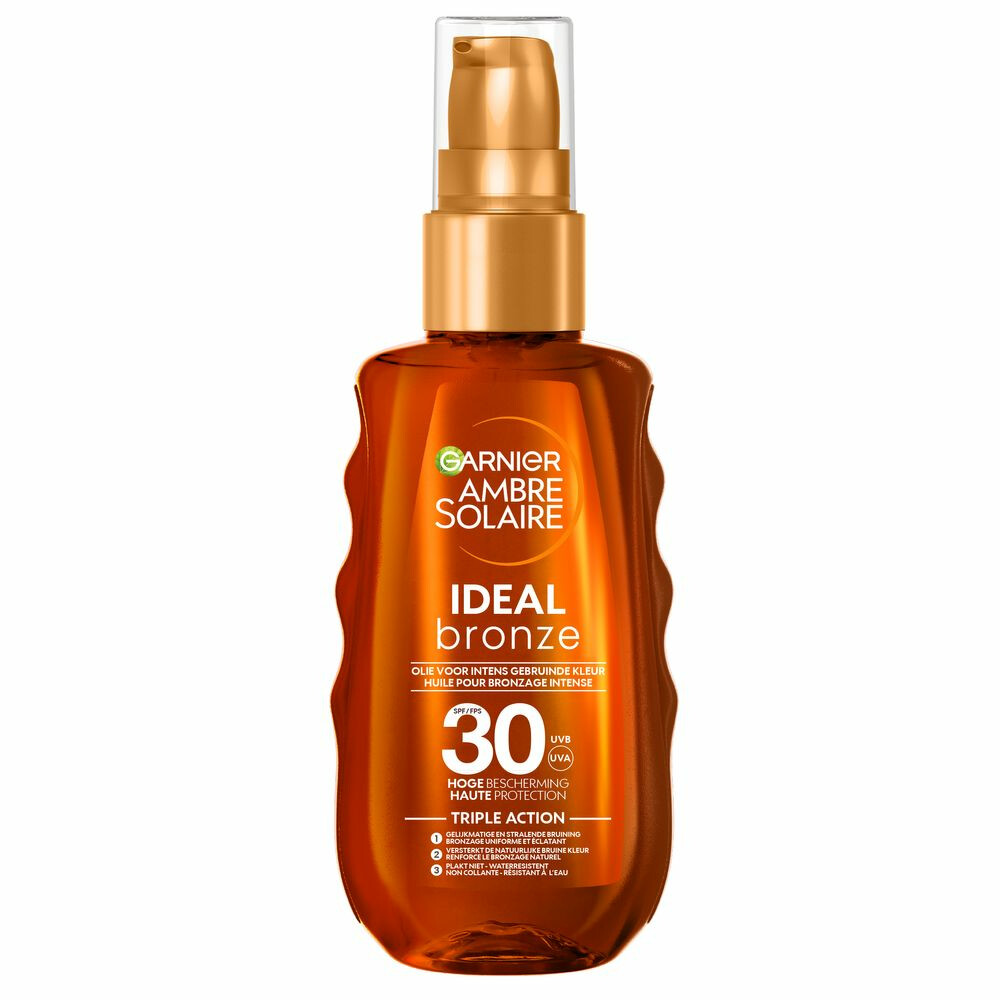 Garnier Ambre Solaire Ideal Bronze Beschermende Zonneolie SPF 30150 ml