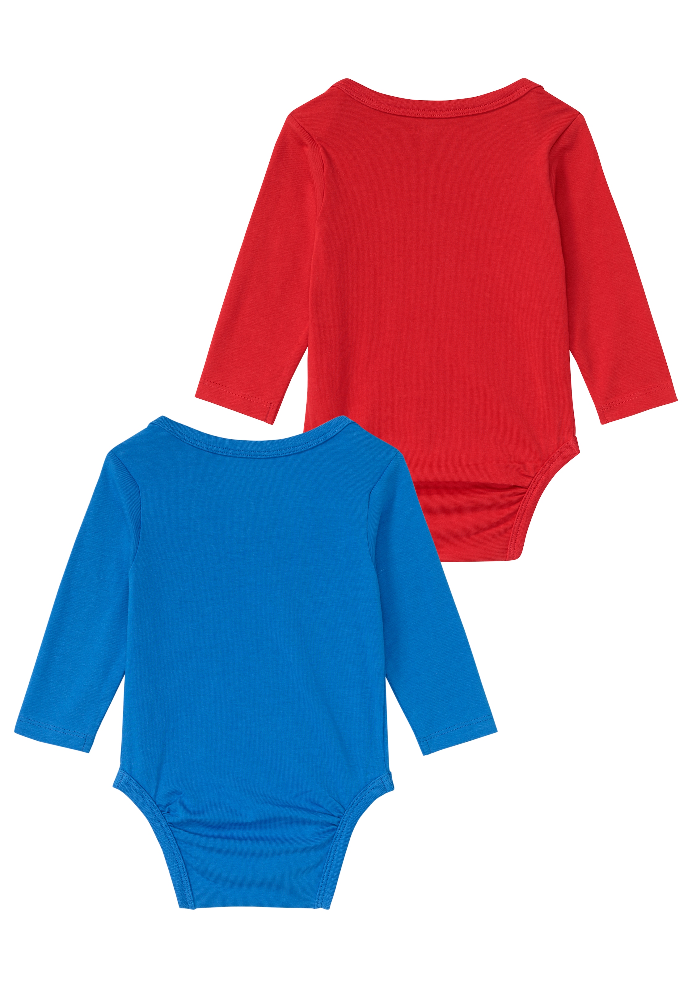 KIDSWORLD Langarmbody »2er Pack Baby-Bodies mit Sprüchen, Neu an Bord«, 2 Stk. aus Bio-Baumwolle