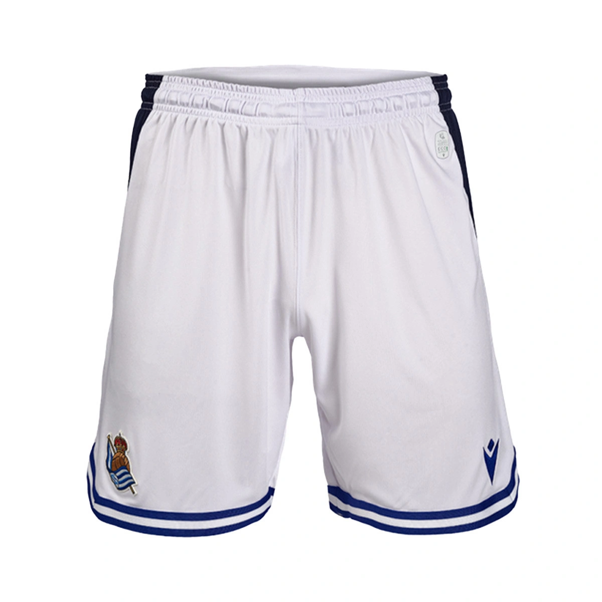 Calções Macron Real Sociedad Primeiro Equipamento 2025-2026