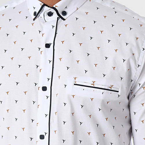 Chemise Manches Longues Blanc
