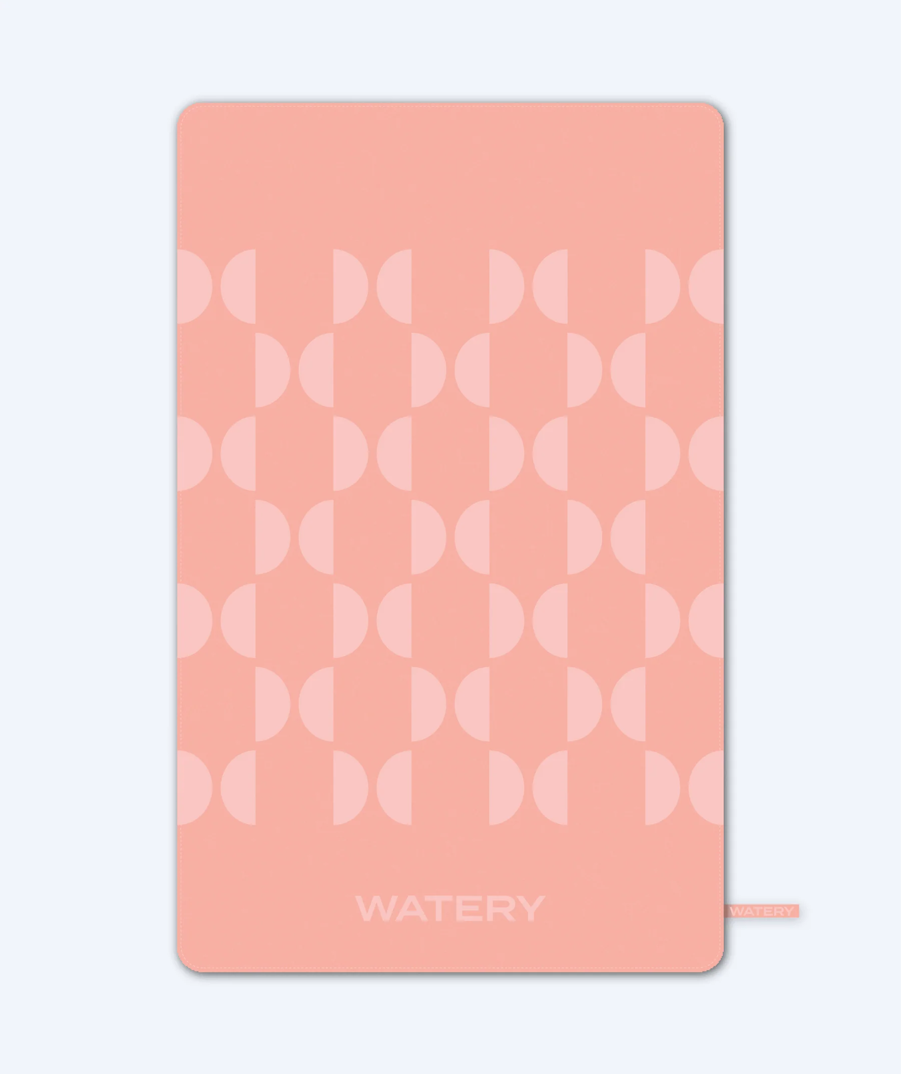Watery microfiber håndklæde (160 x 80 cm) - Rafferty - Blurish Pink