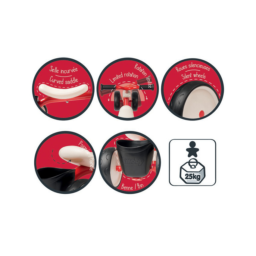 Porteur Rookie - Rouge