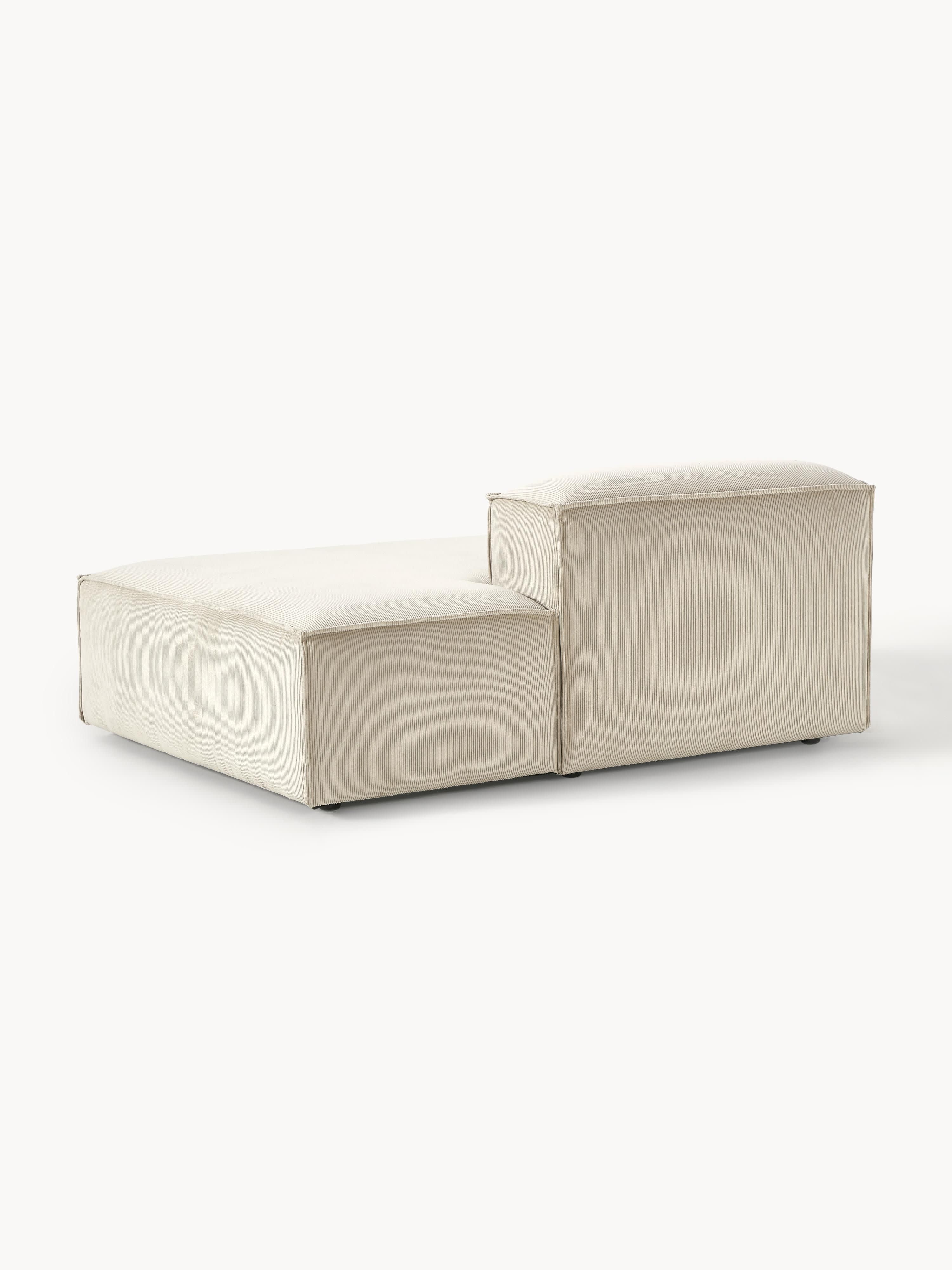 Chaise longue module Lennon van corduroy