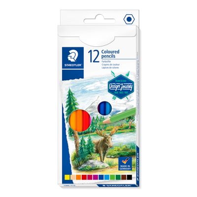 Staedtler Design Journey - 12 Crayons de couleur
