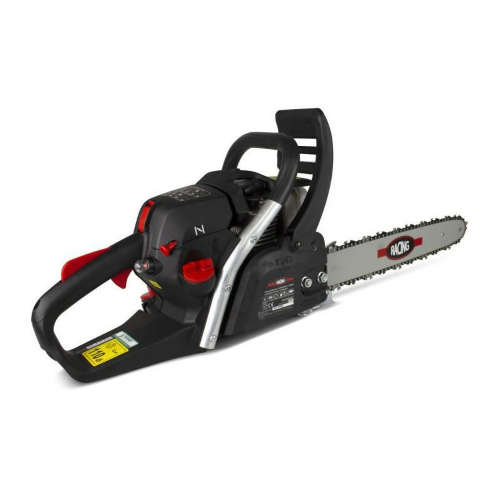 Tronçonneuse thermique - démarrage manuel avec lanceur - racing - 49 cmu00b3 45.7 cm - guide et chaîne racing