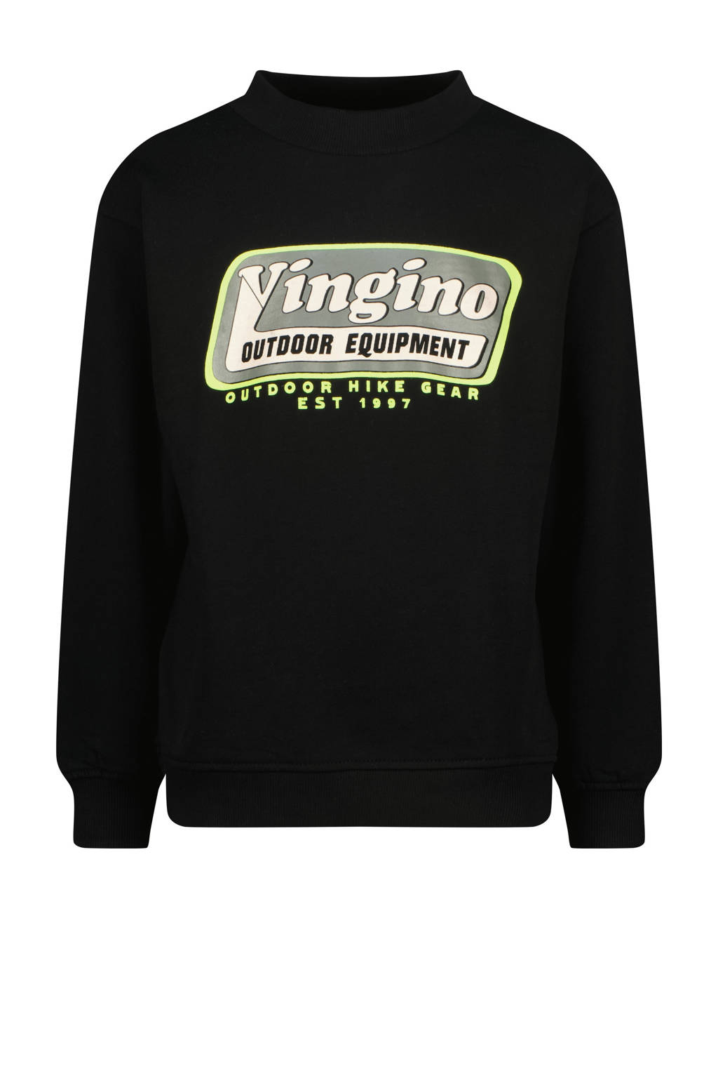 Vingino sweater Noisy met logo zwart