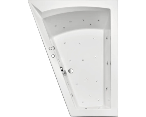 Whirlpool OTTOFOND Delta 100 x 170 cm wit glanzend 70005