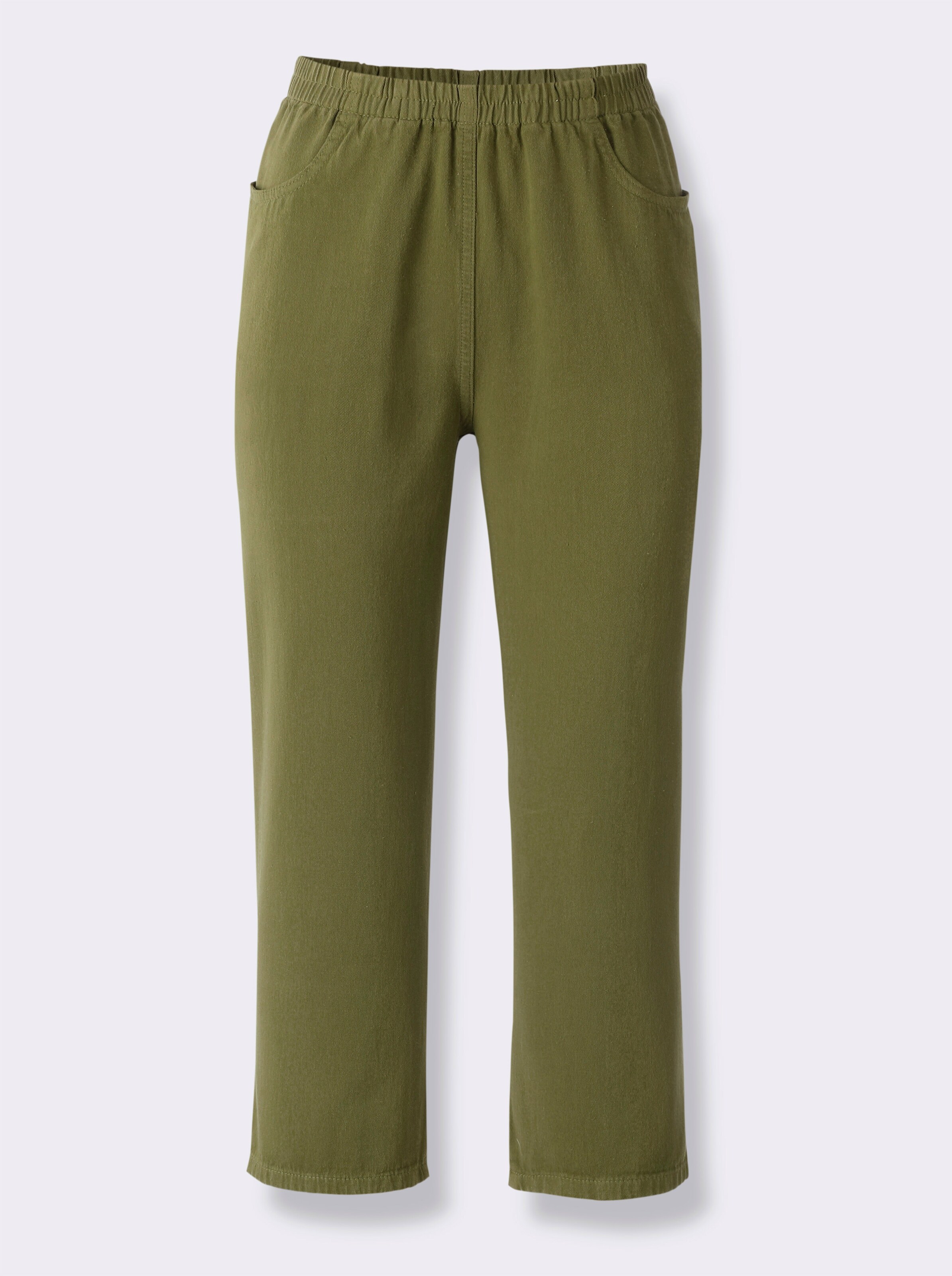 Caprihose aus reiner Baumwolle