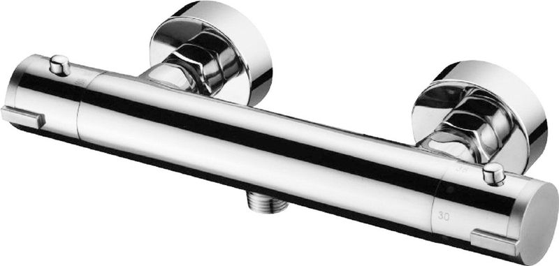 Linie - Drum - Thermostatische Douchekraan - Glanzend Chroom
