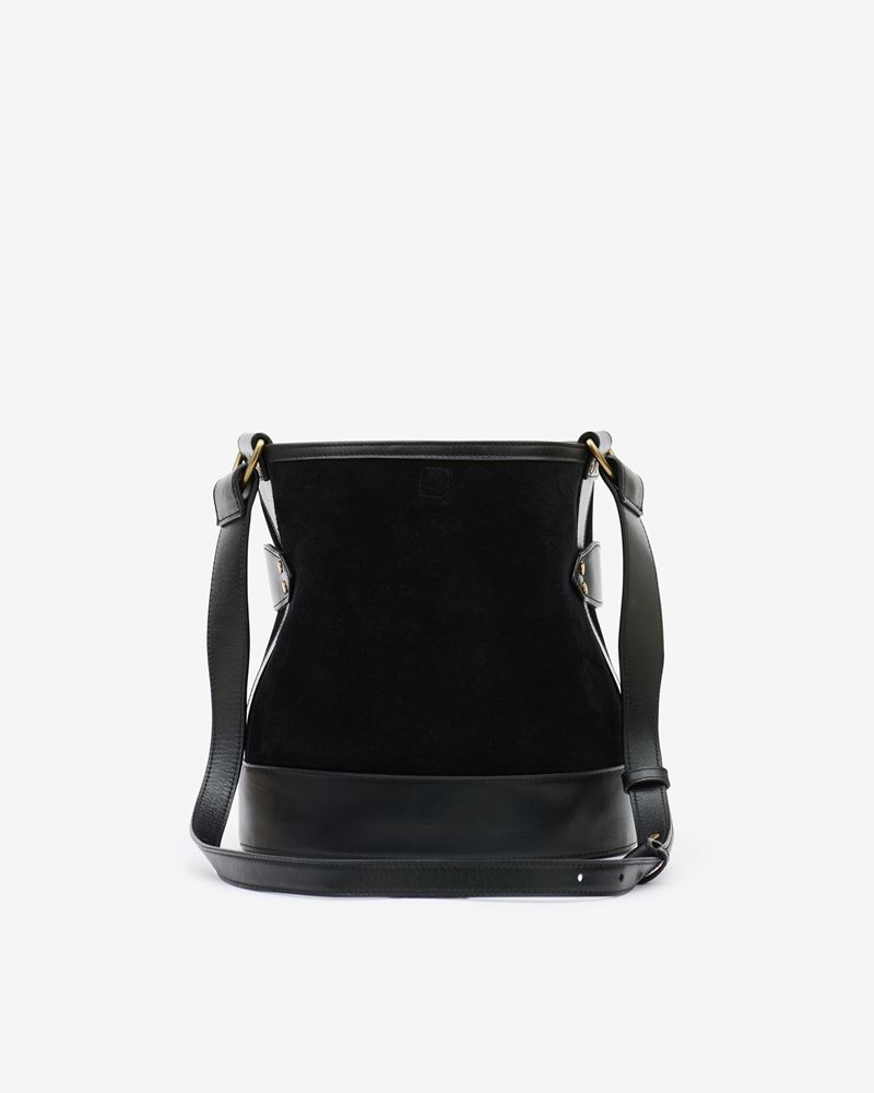 SAC PORTÉ ÉPAULE EN CUIR VELOURS SAMARA