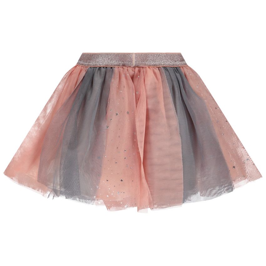 Jupe patineuse en tulle multicolore pour bébé fille - Multicolore
