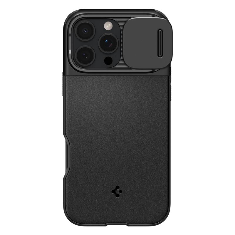 iPhone 16 Pro Max Optik Armor MagSafe Case Hülle mit Cam-Slider (ACS08015) - Schwarz