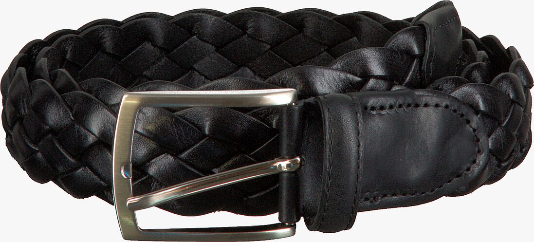 MAZZELTOV zwarte mazzeltov riem treccia pelle