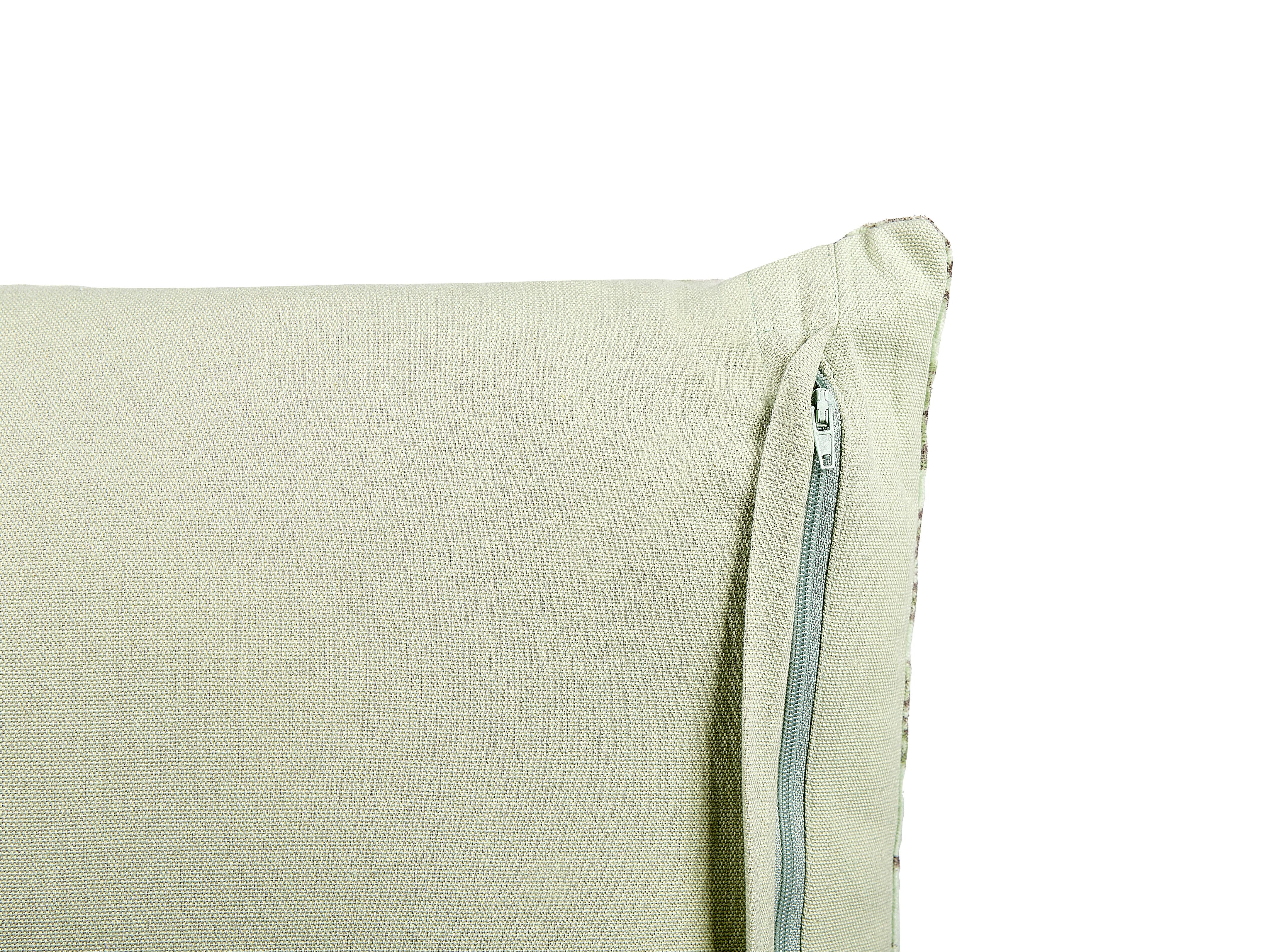 Set van 2 sierkussens RUNGIA Fluweel 45 x 45 cm Groen bloempatroon