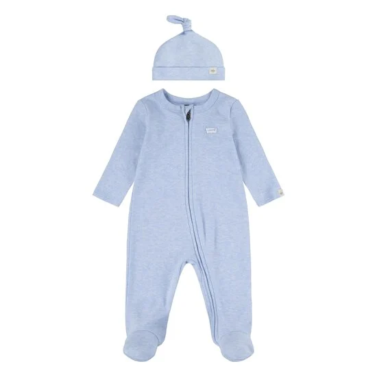 Ensemble Combinaison + Bonnet   Bleu clair        de               Levi's Kids