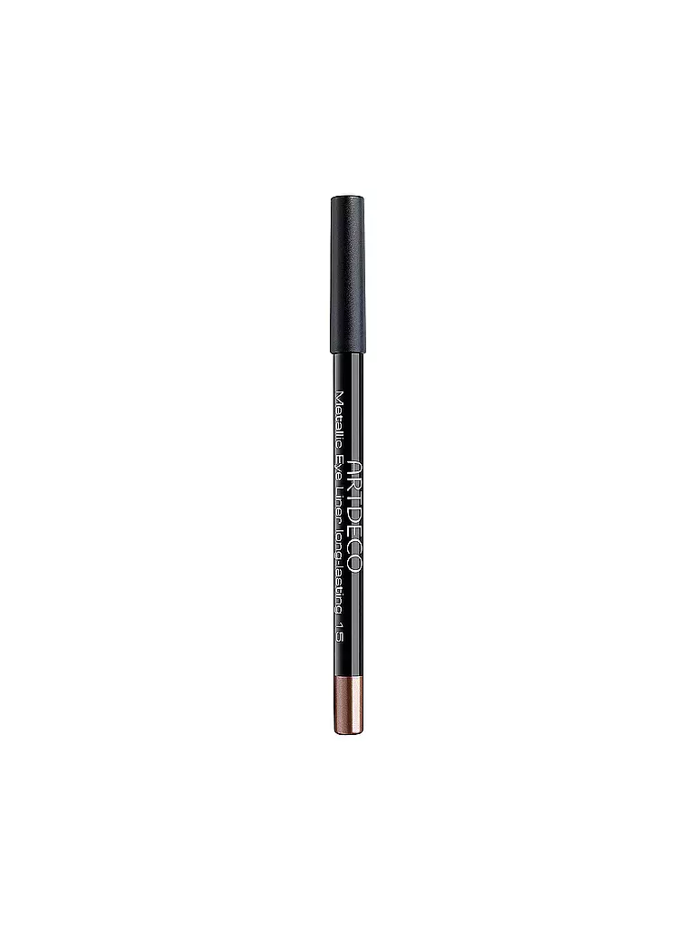 ARTDECO Augenkonturenstift - Metallic Eye Liner Long-Lasting (15 Metallic Brown) braun
