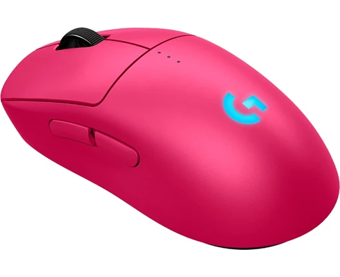 Logitech Pro 2 Lightspeed Mouse - Magenta