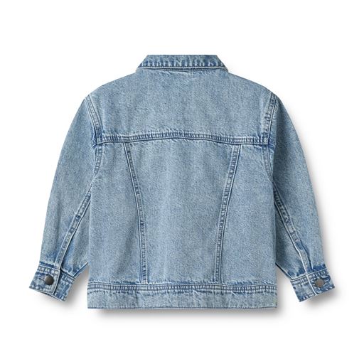 Wheat Vive Denim Jakke, Blue, 128 cm