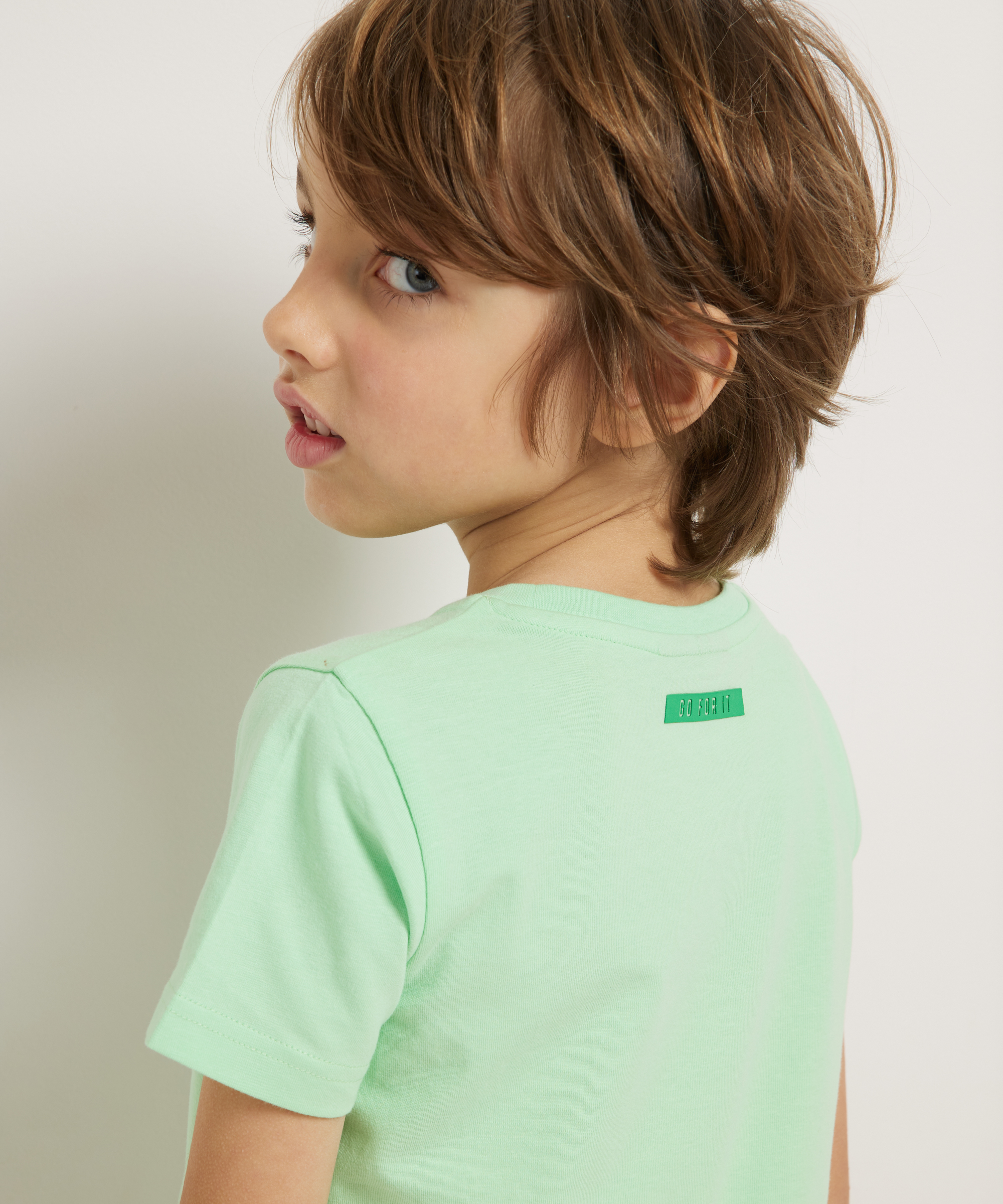 uni t-shirt borstprint