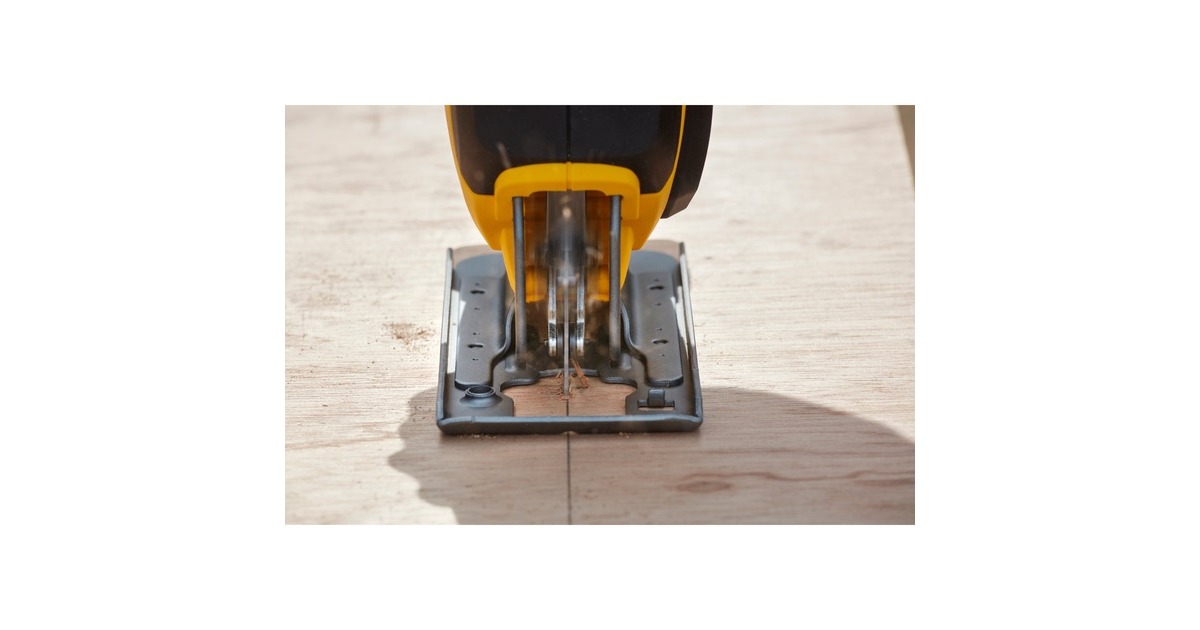 StanleyFATMAX V20 18V Decoupeerzaag  (Geel/zwart, Koffer, 2 accu's (2.0Ah) en oplader (4A) inbegrepen)