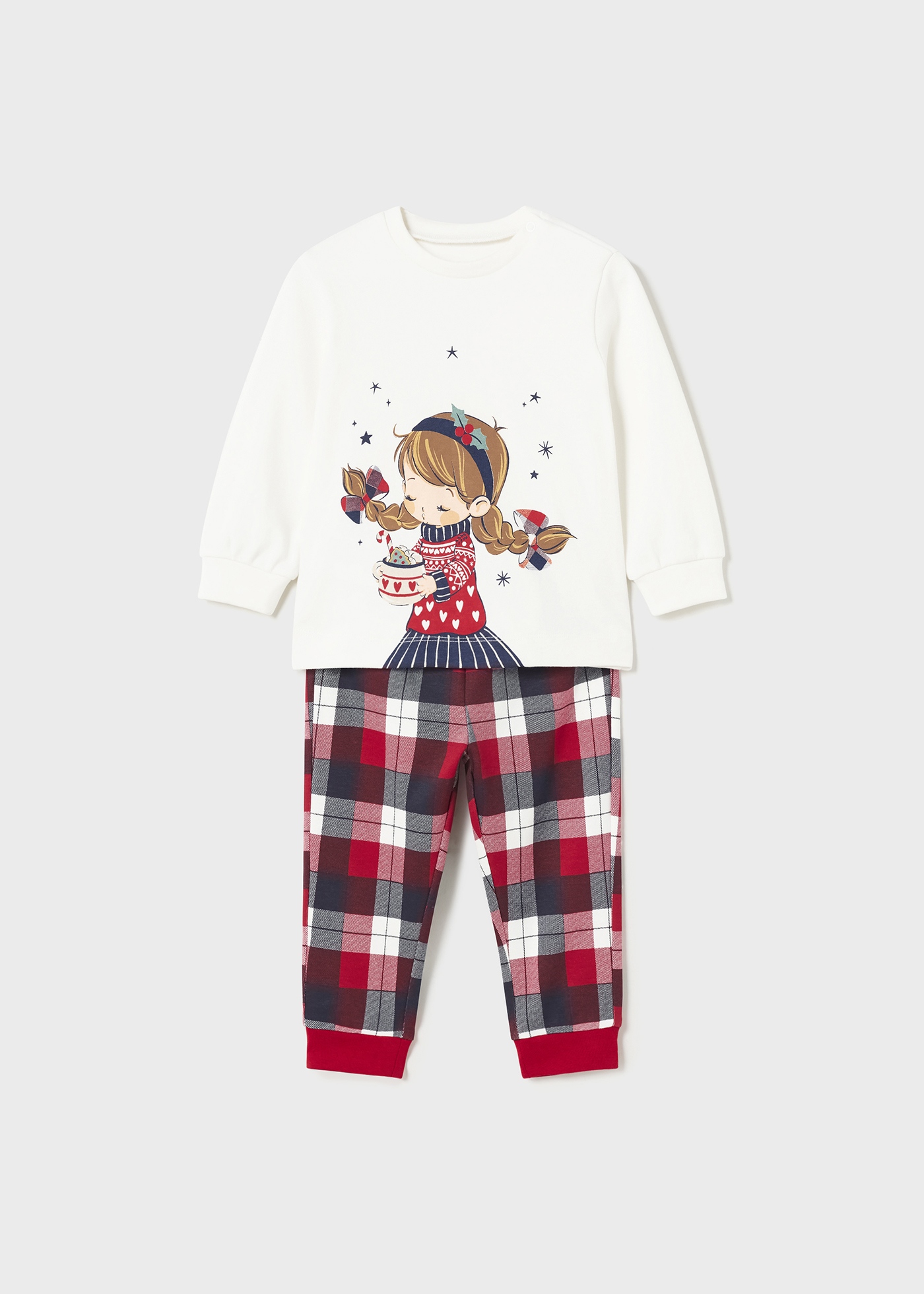Pijama de bebê Better Cotton com bolsa