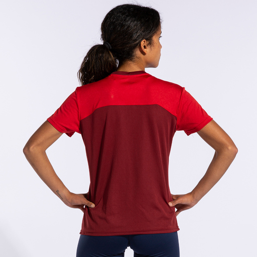 Camiseta Joma Winner II vermelha de manga curta