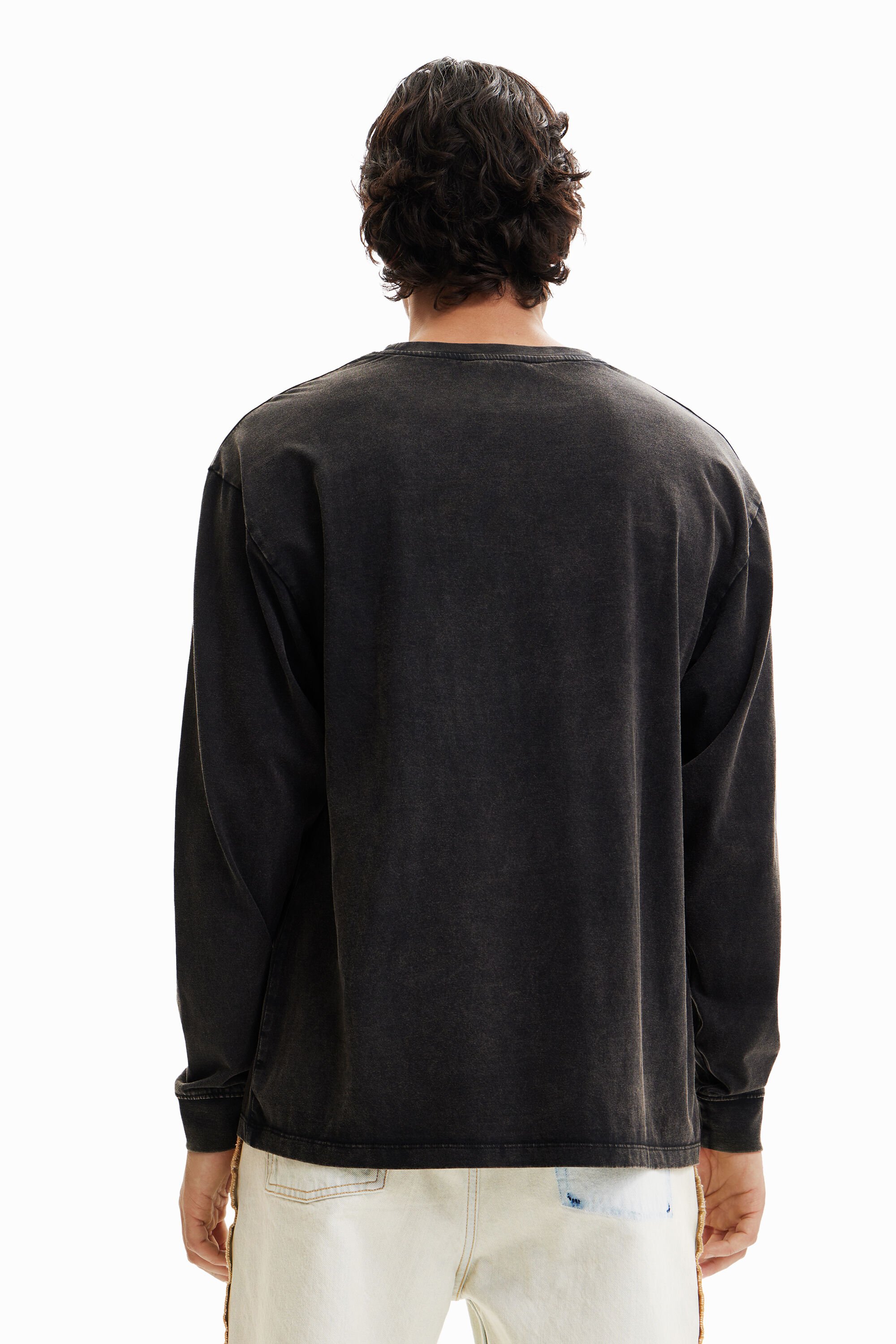 T-shirt manches longues texte