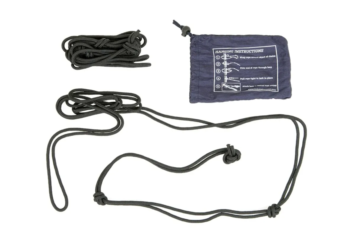 Ticket to the Moon Hammock Attachment Rope Pouch Black