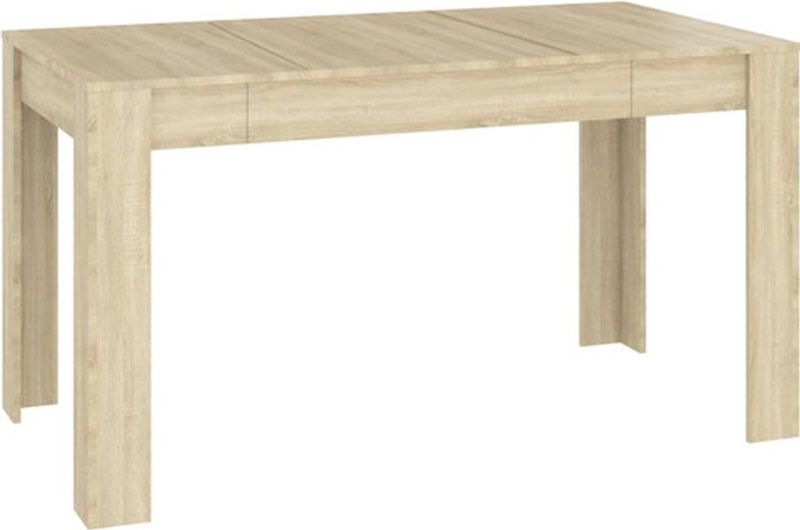 vidaXL - Eettafel - Sonoma Eiken - Bewerkt Hout