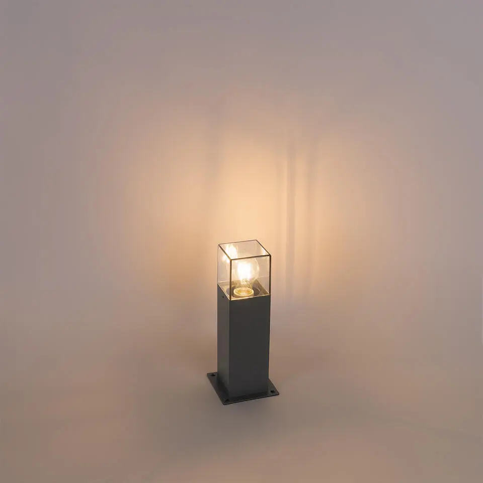 Qazqa staande buitenlampen denmark grijs e27