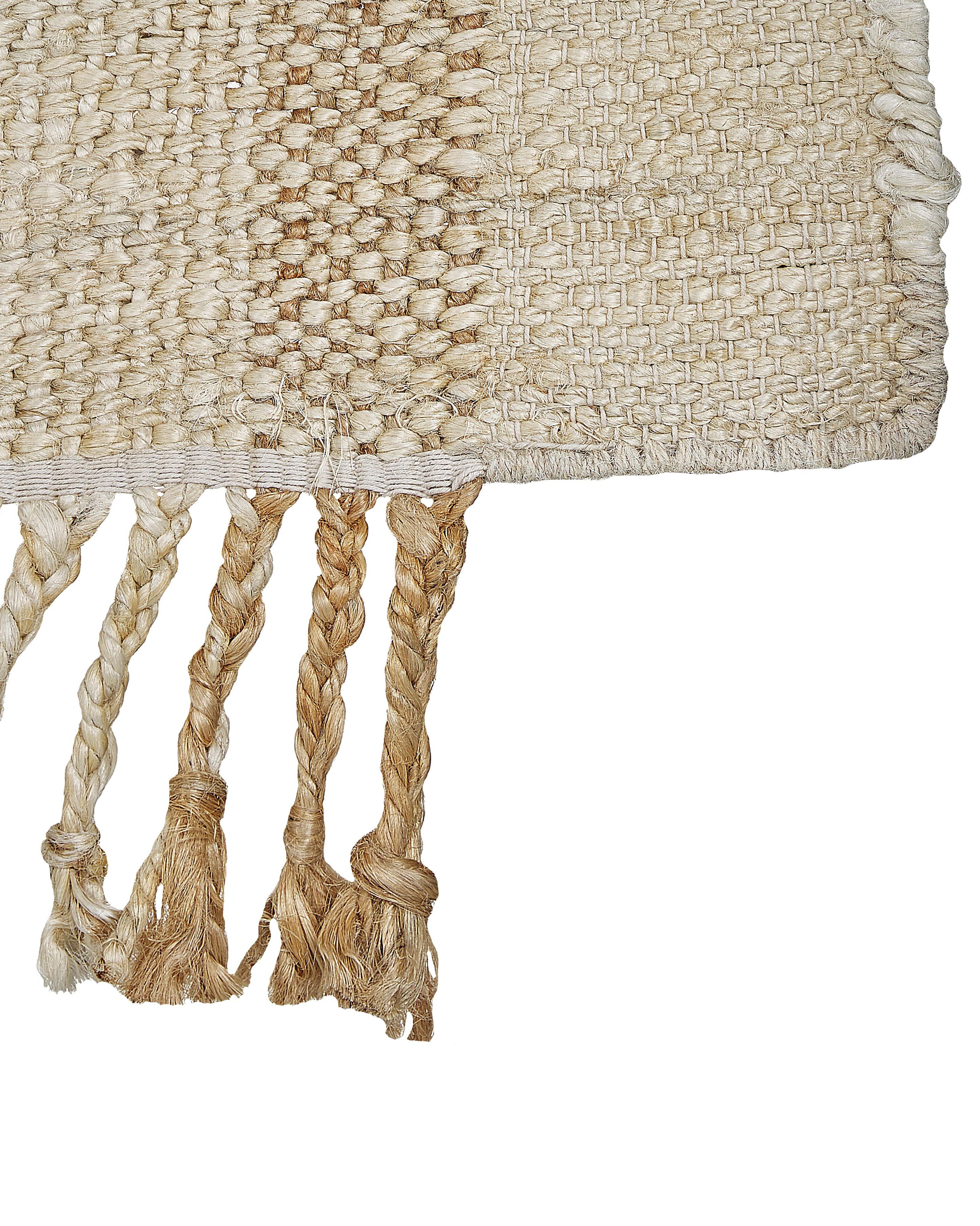 Vloerkleed YELMEZ Beige 160 x 230 cm Jute