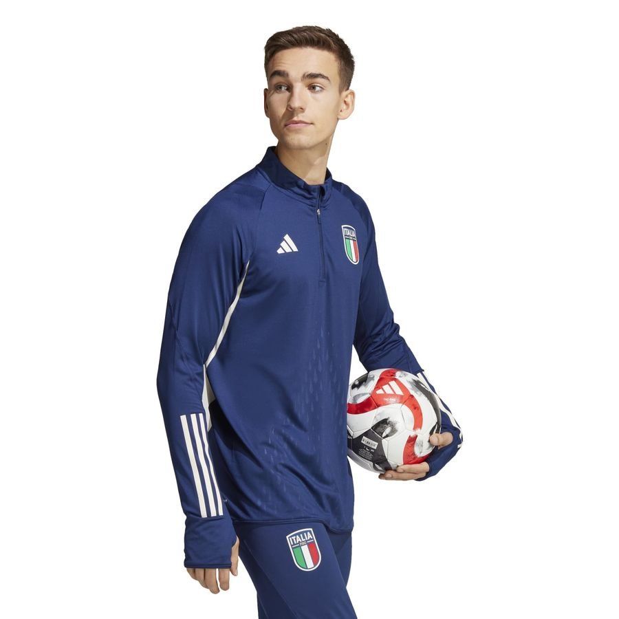 Italie Maillot d'Entraînement Tiro 23 Pro - Bleu Marine/Blanc