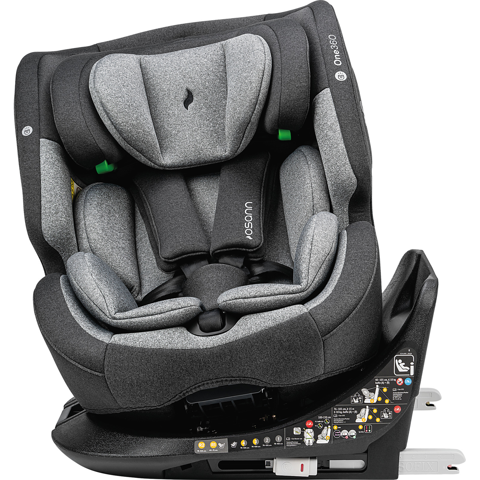 Osann Kinderautositz One 360° iSize Grey