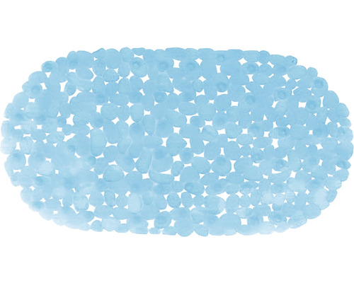MSV PEBBLE badmat 35 x 68 cm blauw