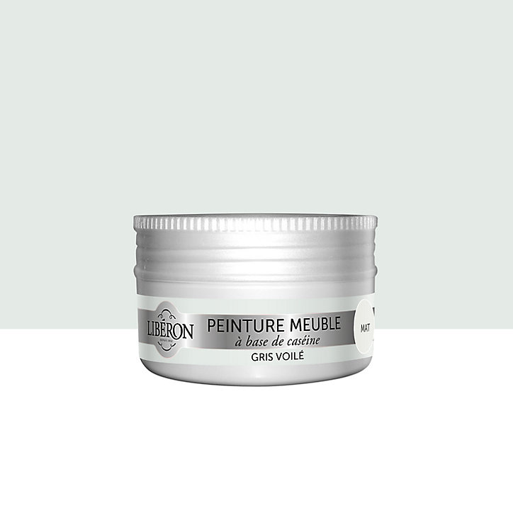 Peinture à base de caséine meubles Libéron gris voilé mat 75ml