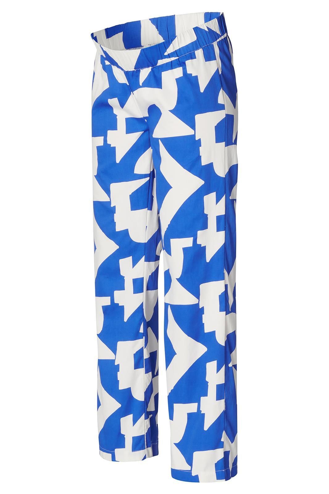 Noppies Maternity Casual broek Mesa - Graphic Blue Print