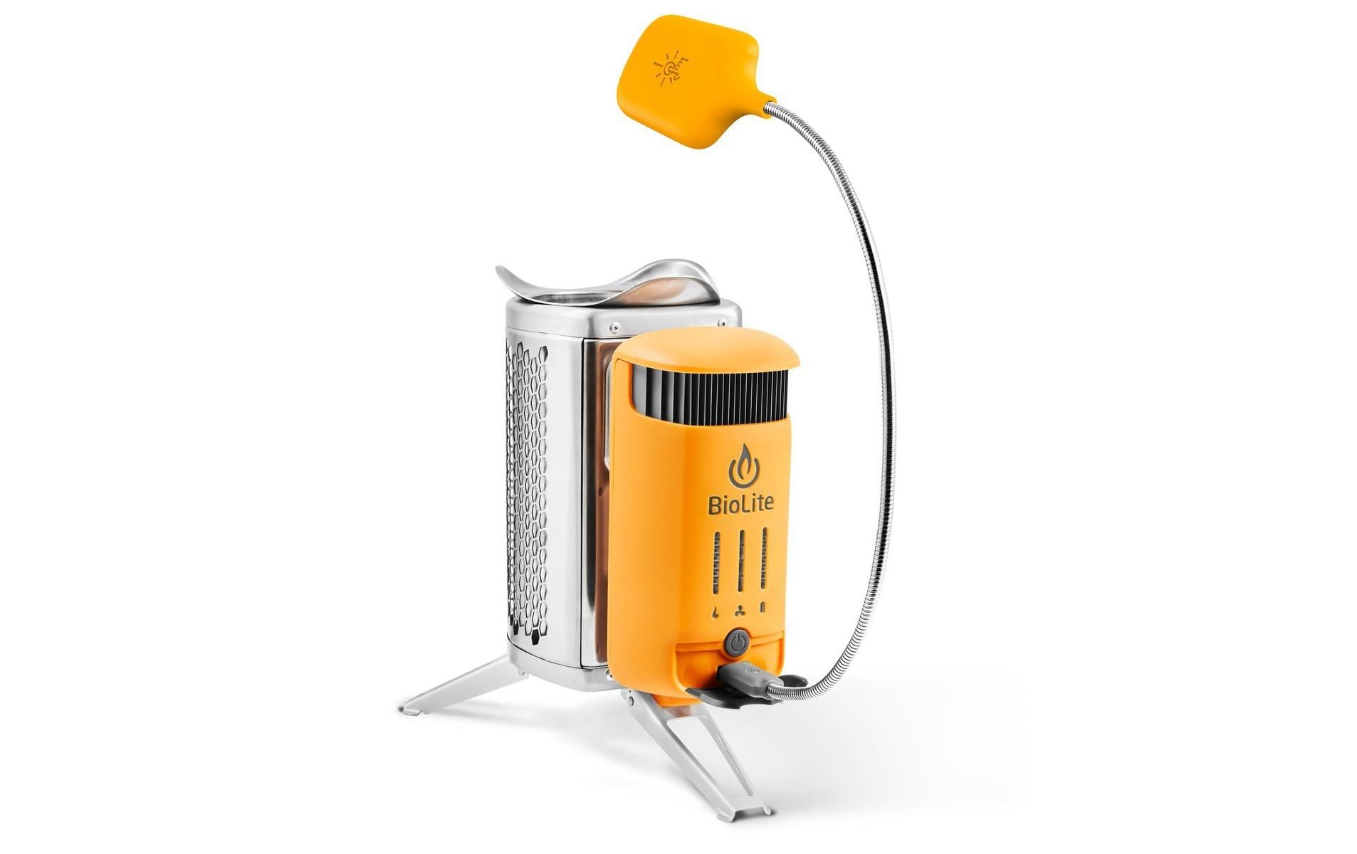 Camping-Grill CampStove 2 +<br>Kocher mit USB-Ladeausgang inkl. Lampe