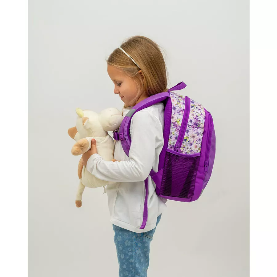 Belmil Kindergartenrucksack Kiddy Plus Kindergartenrucksack für 3-6 Jährige Kinder mit Brustgurt Princess