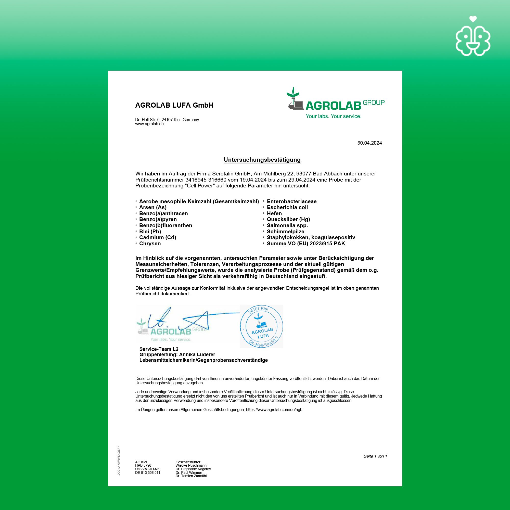 serotalin® CELL POWER I 60 Kapseln - NAC, Resveratrol & Polyphenole I Hochdosiert I Blutdruck
