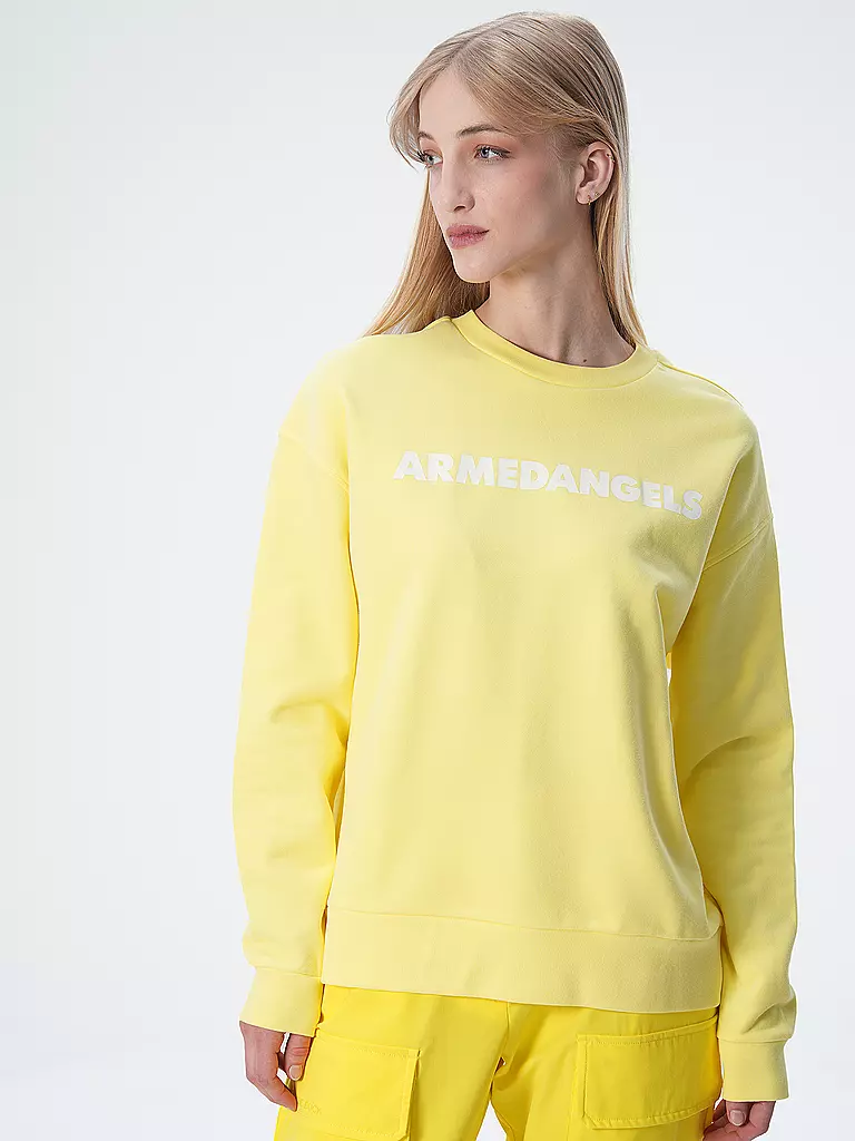 ARMEDANGELS Sweatshirt AARIN gelb